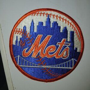 1960s NEW YORK METS UNUSED 5" PATCH